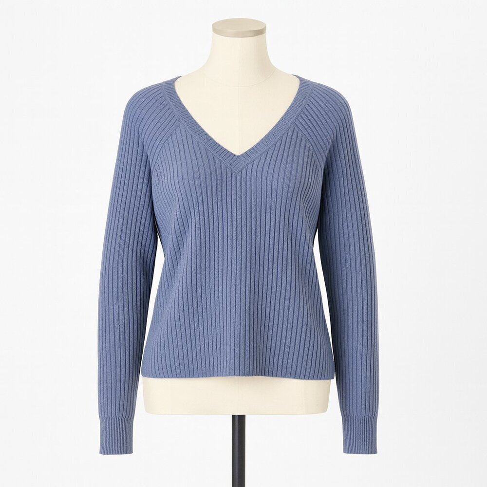 Banana Republic Ribbed Sweater, Blue Size X Small